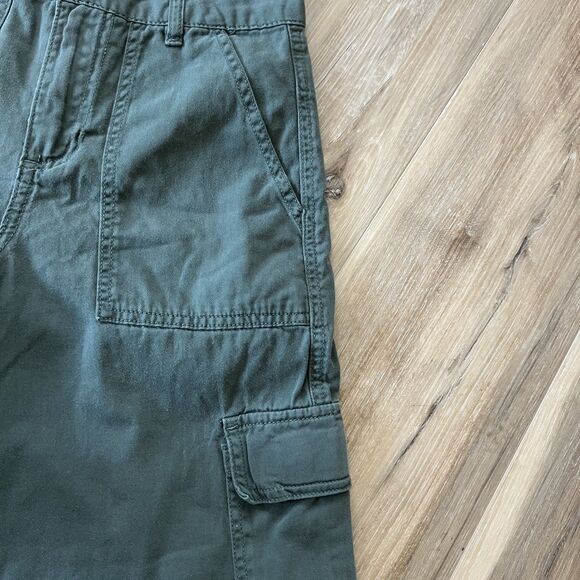 Girls Teen Youth Army Green Cargo Style Pants with Pockets by Indigo Rising sz 0 - Picture 3 of 4